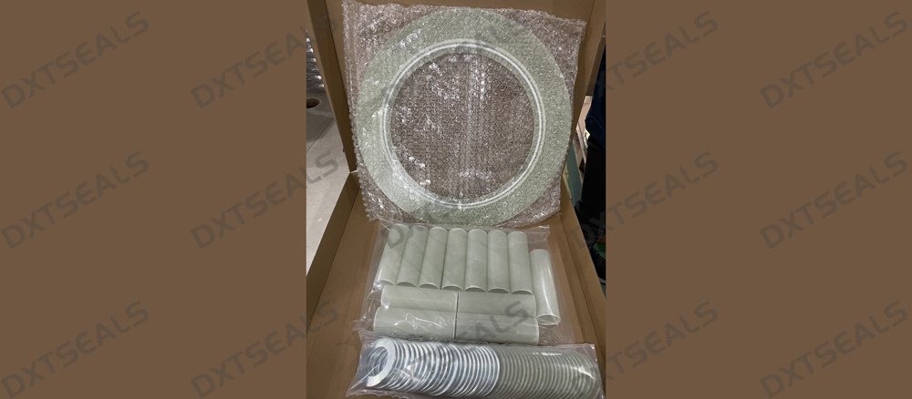 LP-Type Flange Insulation Kit Structure: G10 3mm GRE G10 with SES Seal, G10 Sleeves, G10 Washers & Steel Back-up Washer